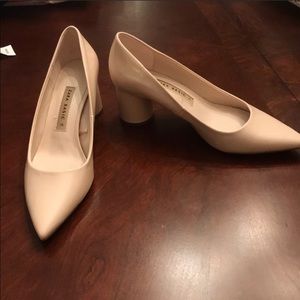 Nude Patent Leather Zara Round Heel